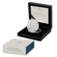 UK 2022 The 40th Birthday of HRH The Duke of Cambridge £5 Silver Proof Coin