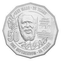 Australia 2017 50 Years 1967 Referendum & 25th Anniv Mabo Decision 50c Loose UNC Coin