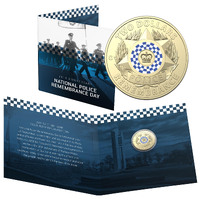 Australia 2019 National Police Remembrance $2 UNC Coin 'C' Mintmark in Folder