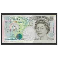 Great Britain 1990 £5 Banknote Kentfield Signature Queen Elizabeth II Portrait EF+