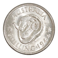 Australia 1944s Shilling Coin UNC Condition