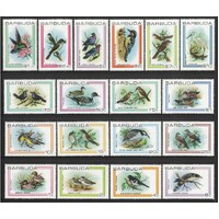 Barbuda: 1980 Birds Set/18 Stamps TO $10 SG 503/20 MUH #BR345
