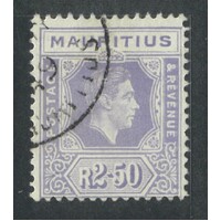 Mauritius: 1938 KGVI 2R50 Chalk Paper Single Stamp SG 261 FU #BR379