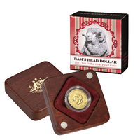 Australia 2011 $10 Gold Proof ‘C’ Mintmark Ram’s Head Ballot Coin 