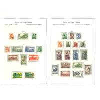 Papua New Guinea 1952-77 Complete Issues 348 Stamps On Kabe Leaves SG 1-345 MUH