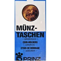 PRINZ Coin Holders Self-Adhesive 35 mm Pack of 25