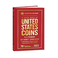 US Coins Catalogue 2023 Official Red Book 76th Edition Hardcover 468 Pages