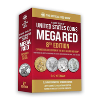 US Coins Catalogue 2023 Official Mega Red Book Expanded Deluxe 8th Edition