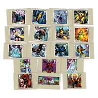 Great Britain 2023 X-Men Set of 18 Postcards