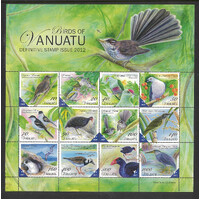 Vanuatu 2012 Birds of Vanuatu Mini Sheet/12 Stamps SG1130 Mint Unhinged 31-2