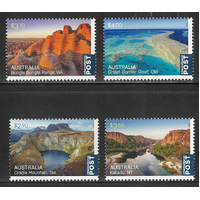 Australia 2022 Aerial Views Set of 4 International Stamps MUH