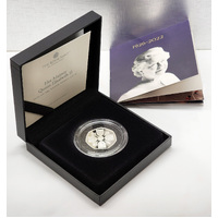 UK 2022 Queen Elizabeth II 50p Memorial Silver Proof Coin W/ The First King's Effigy