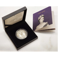 UK 2022 Queen Elizabeth II £5 Memorial Silver Proof Coin W/ The First King's Effigy