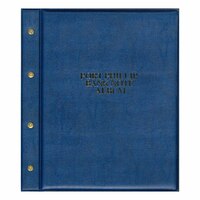 Port Phillip Banknote Album Including 6 Pages Padded Cover - Blue