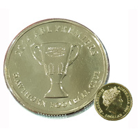 Australia 2014 AFL Premiers Hawthorn Hawks $1 One Dollar UNC Coin Carded