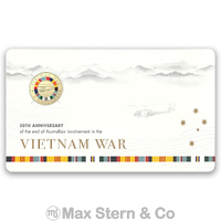 2023 50th Anniv. of the end of Australian involvement in Vietnam War Coloured $2 UNC Coin C mmk