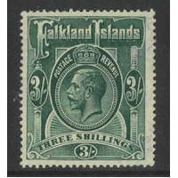 Falkland Islands 1923 KGV Watermark Mult Script 3/- Stamp SG80 Fine Used 31-24
