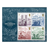 Great Britain 2023 King Charles III Coronation A New Reign Miniature Sheet MUH