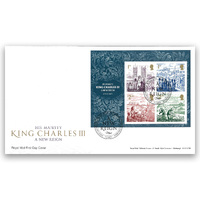 Great Britain 2023 King Charles III Coronation A New Reign First Day Cover w/Tallents House Postmark