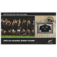 New Zealand 2015 $15 All Blacks Jersey Stamp (SG3723) on First Day Cover 25-17
