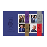 New Zealand 2023 King Charles III Coronation Miniature Sheet Mint Unhinged
