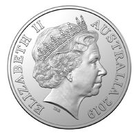 Australia 2019 Five Cent Ian Rank Broadley Effigy (5c) Uncirculated Australian Decimal Coin ex. Mint Bag