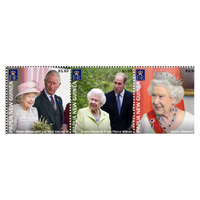 Papua New Guinea 2022 In Memoriam of Queen Elizabeth II Set of 3 Stamps MUH