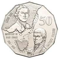 Australia 1998 Bass & Flinders 50c UNC coin 