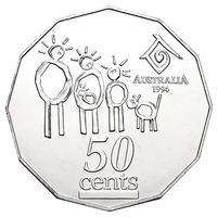 Australia 1994 Year Of The Family 50c UNC coin