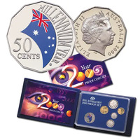 Australia 2000 Proof 6-Coin Year Set - Millennium Celebration