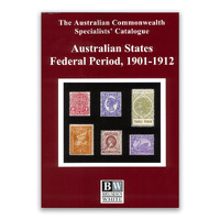 Brusden White 2023 The ACSC BW Australian States Federal Period 1901-12 Stamp Catalogue A4