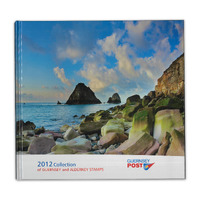 Year Book 2012 Guernsey & Alderney Stamps 12 Sets and 6 Mini Sheets MUH