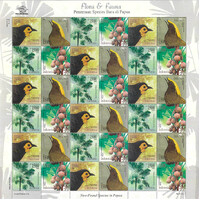 Indonesia 2006 Flora & Fauna Bulk Lot of 8 Sheets/36 Stamps MUH (50% off face value)