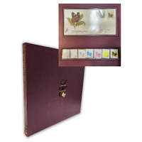 New Zealand 1995 Butterflies Limited Edition Album Colour Separation Set, FDC, 5 Blocks/4 Stamps MUH