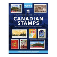 Unitrade 2023 Specialised Catalogue of Canadian Stamps Softcover in Full Coloured Pages