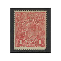 Australia KGV Stamps Single Crown WMK 1d Dull Rose-Red Die II SG47i (BW 72(1)i) MUH