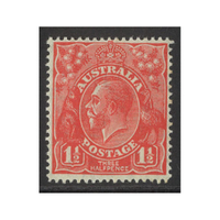 Australia KGV Stamps Small Multi WMK p14 1½d Rose-Red SG87 (BW 91A) MUH
