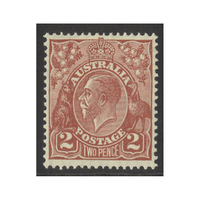 Australia KGV Stamps Small Multi WMK p13½x12½ 2d Red-Brown SG98 (BW 99) MUH