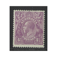 Australia KGV Stamps Small Multi WMK p13½x12½ 4½d Reddish Violet Die I SG103 (BW 120C) MUH