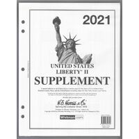 Harris 2021 Supplement for US Liberty II Stamps - Pages for US Related Areas