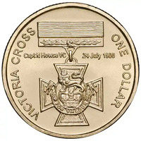 Australia 2000 $1 Victoria Cross Al-Bronze Uncirculated