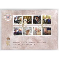 Isle of Man 2023 Coronation of HM King Charles III & Queen Camilla First Day Cover