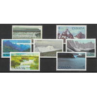 Canada 1979-81 Landscape Views/Water & Mountains 7 Stamps Mint Unhinged 6-20