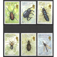 Falkland Islands Dependencies 1982 Insects Set of 6 Stamps SG102/07 MUH