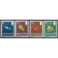 Falkland Islands Dependencies 1984 Marine Life Crustacea Set of 4 Stamps SG117/20 MUH