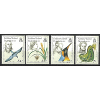 Falkland Islands Dependencies 1985 Early Naturalists Set of 4 Stamps SG134/37 MUH