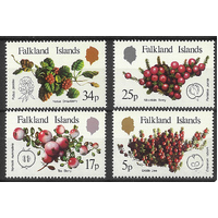 Falkland Islands 1983 Native Fruits Set/4 Stamps SG459/62 MUH