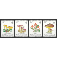 Falkland Islands 1987 Fungi/Mushrooms Set of 4 Stamps SG547/50 MUH