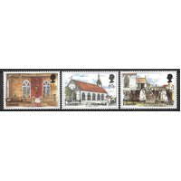 Falkland Islands 1999 St Mary's Roman Catholic Church Centenary Set/3 Stamps SG829/31 MUH