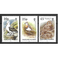 Falkland Islands 2006 Birds Reprint Set of 3 Stamps MUH